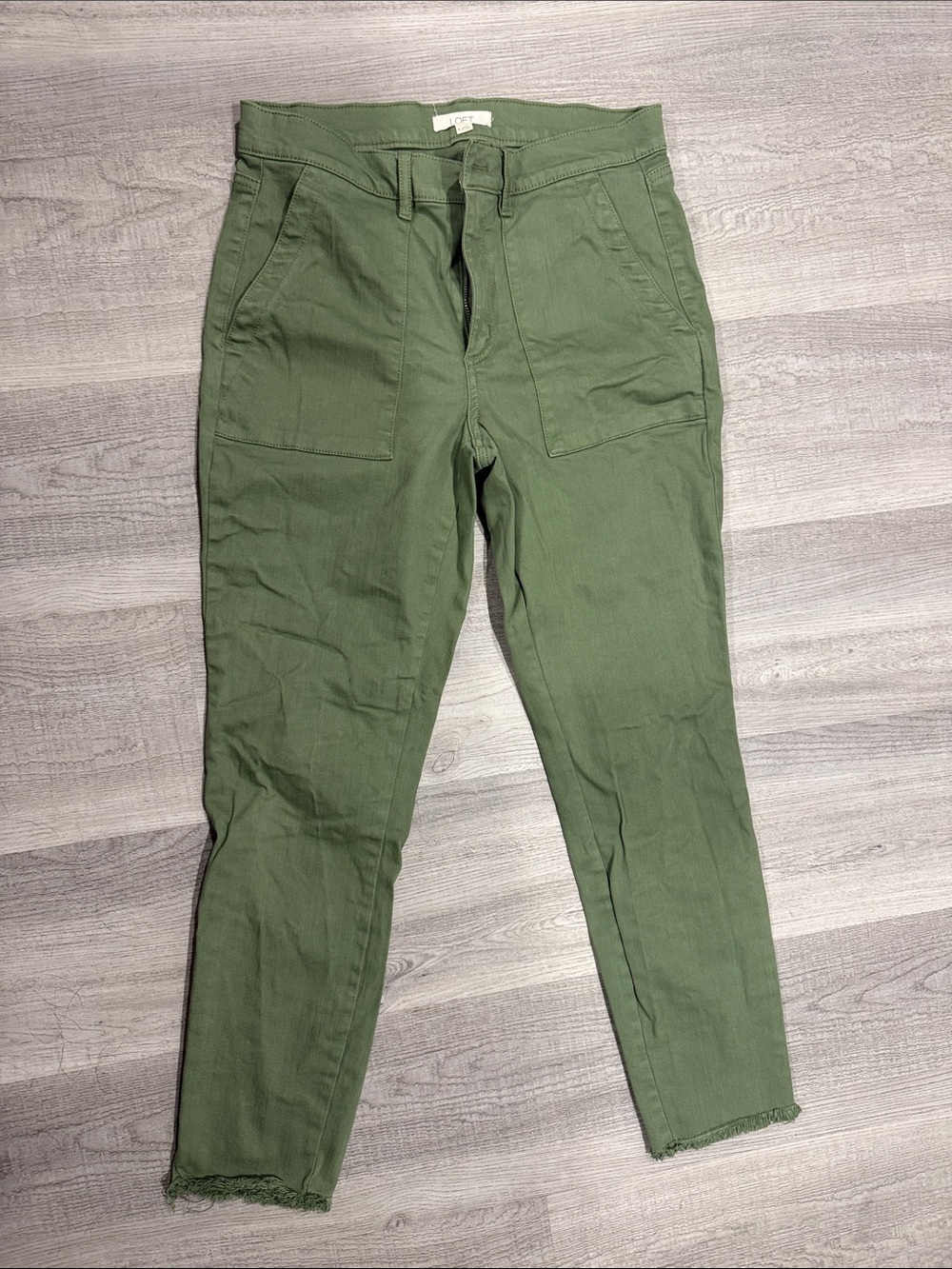 Talbots Olive Green Utility Chinos